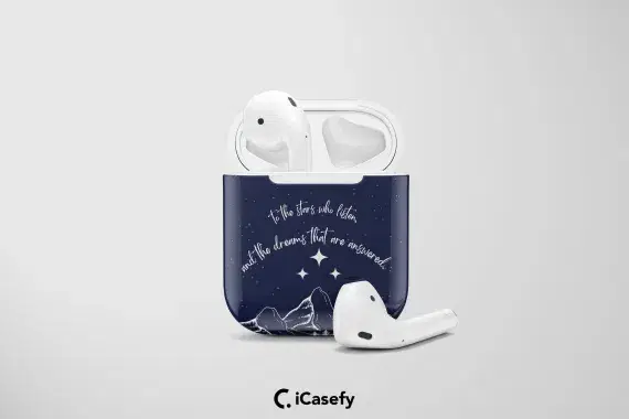 Night Court Symbol Airpod Case Acotar Acomaf To the Stars Who Listen Cover for Airpods 2, Airpods 2 Pro, Airpods Pro, Airpods 3 - Image 1