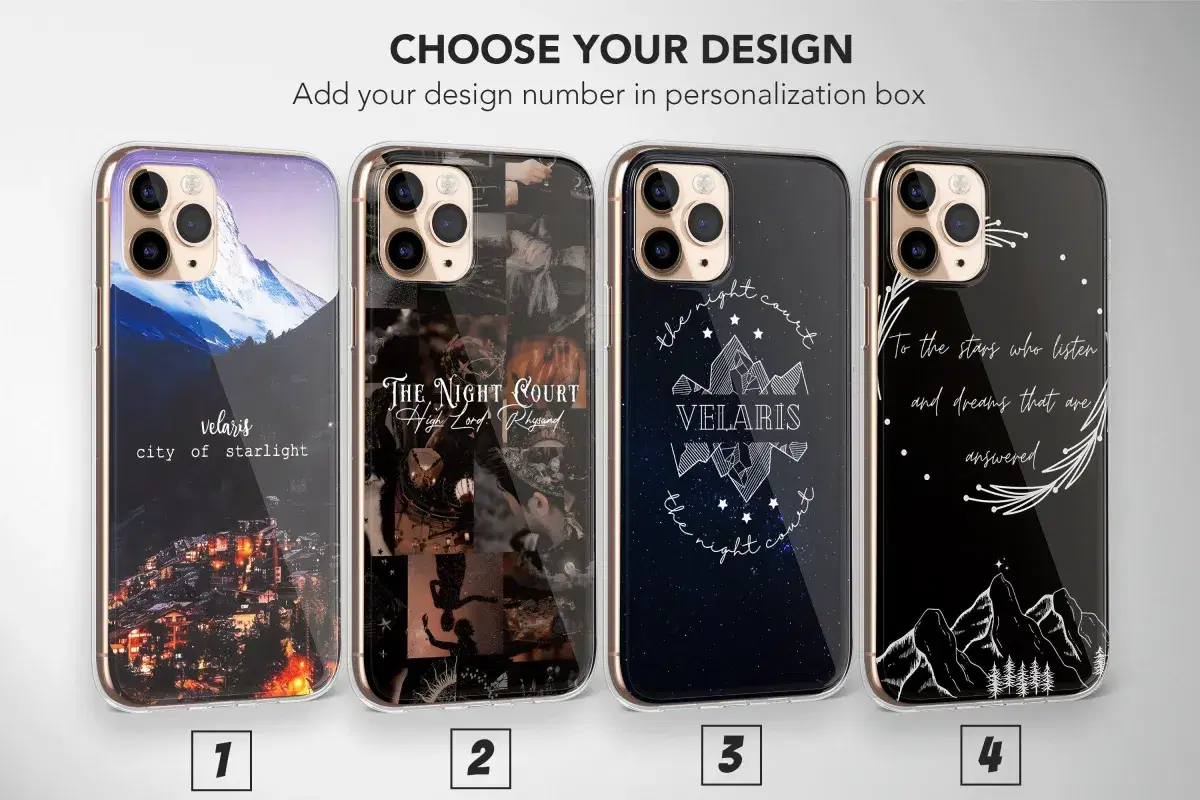 Night Court Symbol Phone Case Acotar Acomaf Velaris Cover - Image 1