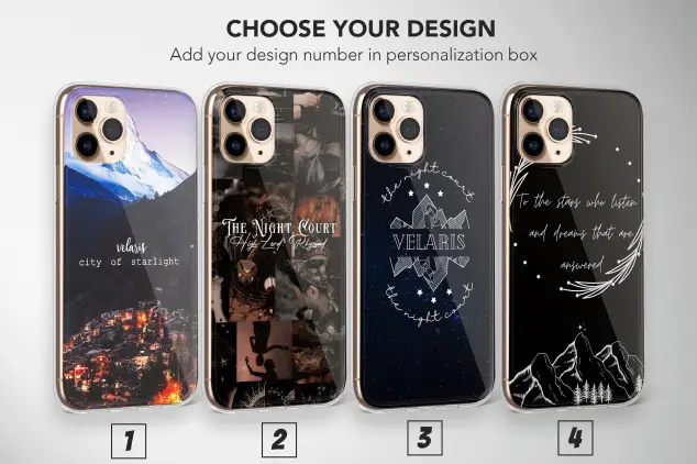 Night Court Symbol Phone Case Acotar Acomaf Velaris Cover