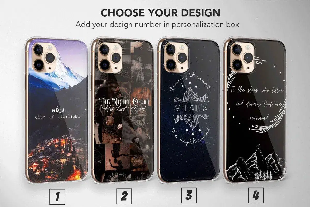 Night Court Symbol Phone Case Acotar Acomaf Velaris Cover - Image 1