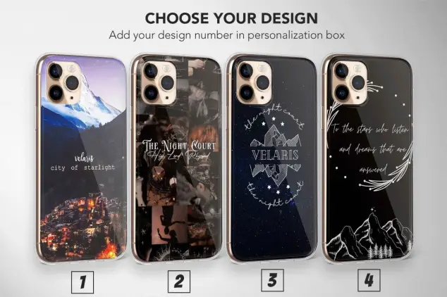 Night Court Symbol Phone Case Acotar Acomaf Velaris Cover