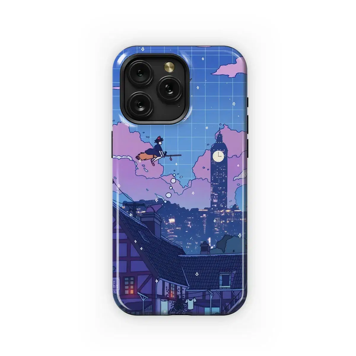 Night Flight, Cityscape Dreams Phone Case iPhone Samsung Cover Pixel 5894 - Image 1