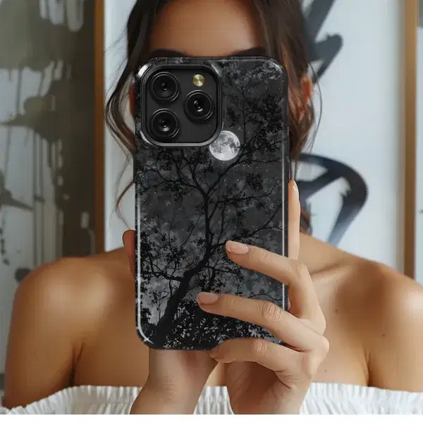 Night Sky Silhouette
 Phone Case iPhone Samsung Cover Pixel 5643 - Image 1