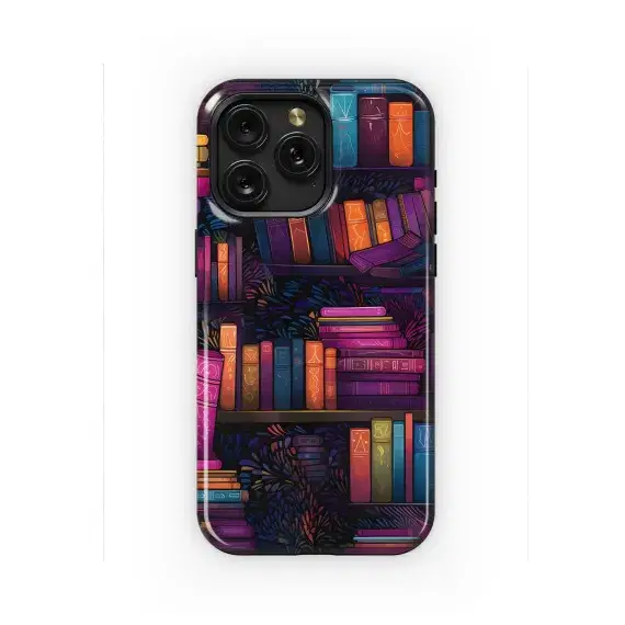 Nighty Magic Book Shelf Phone Case iPhone Samsung Cover Pixel 1932 - Image 1