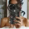 Nocturnal Blooms in White Ink Phone Case iPhone Samsung Cover Pixel 6917 - Image 2
