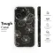 Nocturnal Blooms in White Ink Phone Case iPhone Samsung Cover Pixel 6917 - Image 6