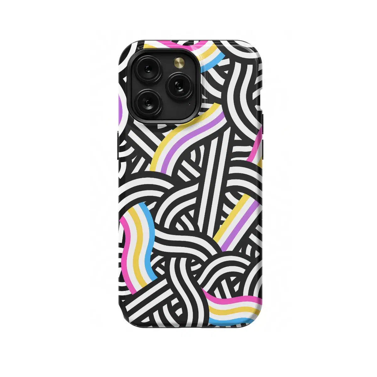 Wavy Non Binary Pansexual Phone Case iPhone Samsung Cover Pixel 1002 - Image 1