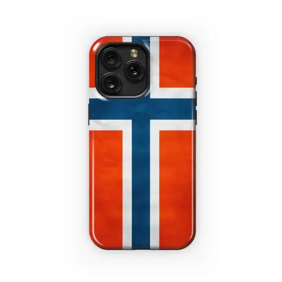Norway Flag Design
 Phone Case iPhone Samsung Cover Pixel 5740 - Image 1