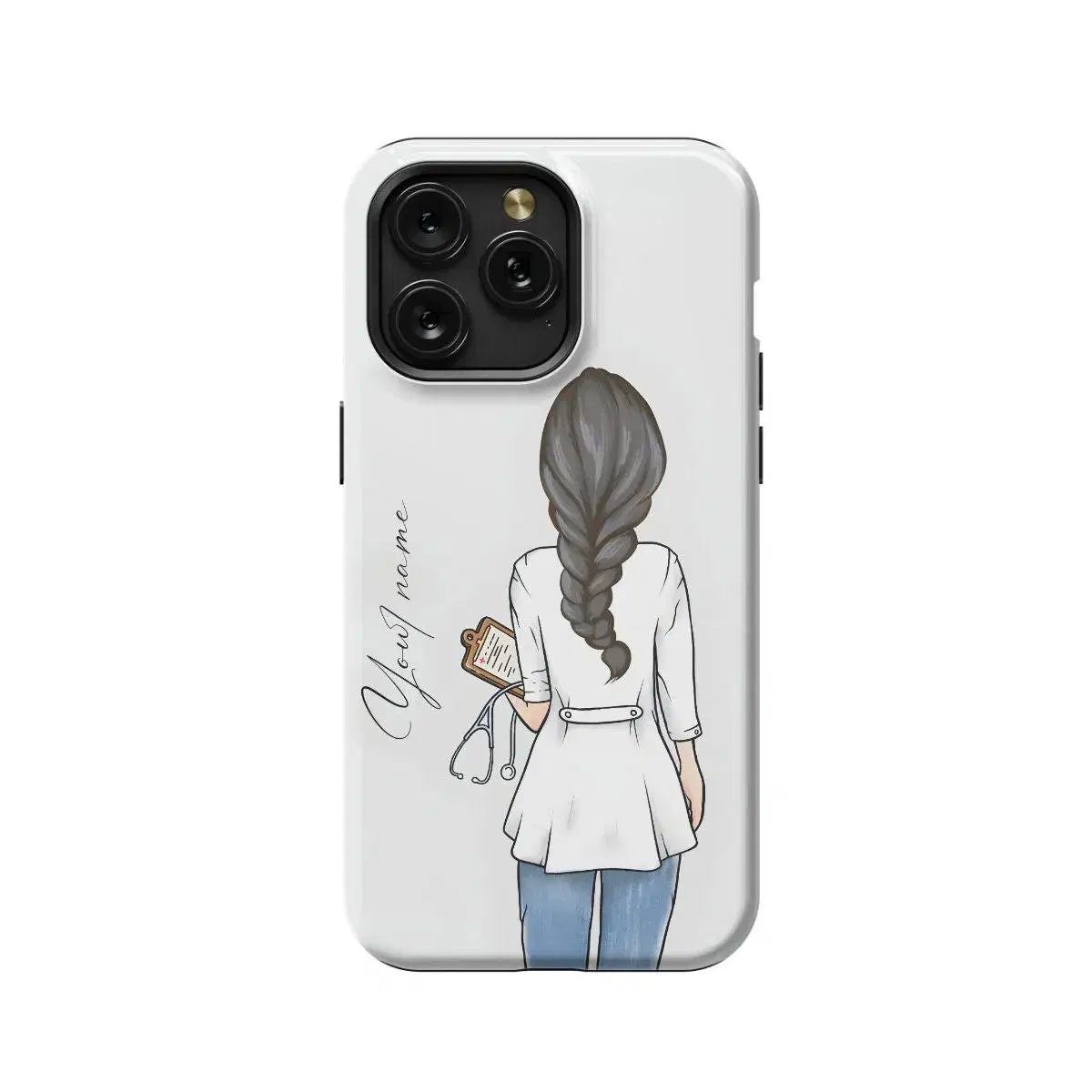 Nurse Woman Custom Phone Case iPhone Samsung Pixel & More - Image 1