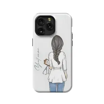 Nurse Woman Custom Phone Case iPhone Samsung Pixel & More - Image 1