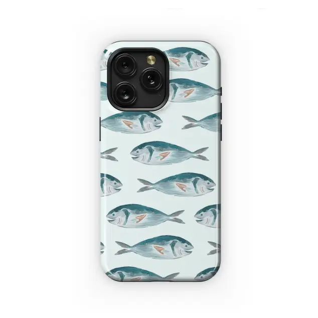 Ocean Bream Watercolor Dream Pattern Phone Case iPhone Samsung Cover Pixel 7295
