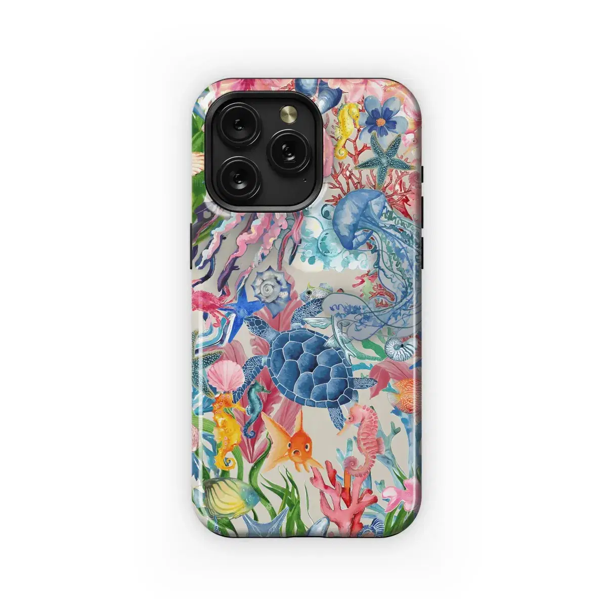 Ocean Dreamscape Watercolor
 Phone Case iPhone Samsung Cover Pixel 4583 - Image 1