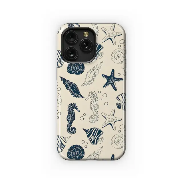 Ocean Life Pattern Phone Case iPhone Samsung Cover Pixel 5116