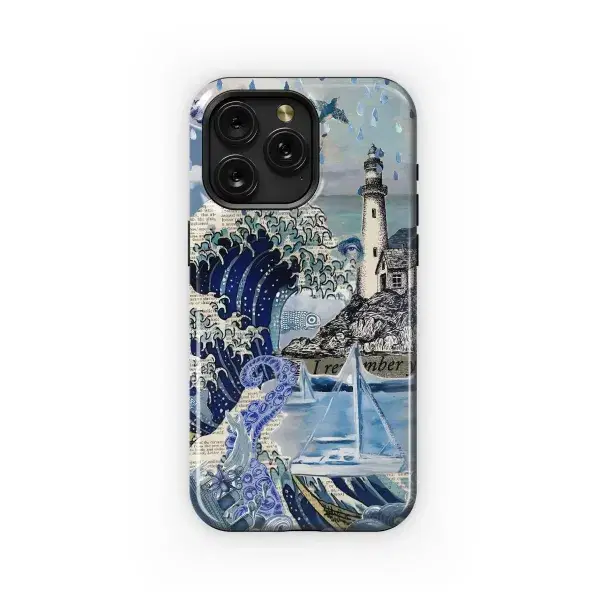 Oceanic Dreams Collage Phone Case iPhone Samsung Cover Pixel 4970 - Image 1