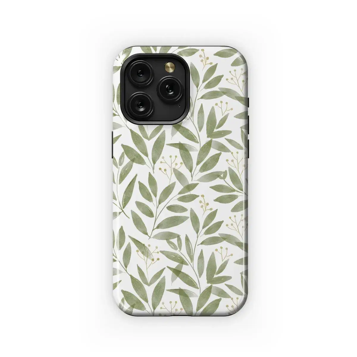 Olive Branch Pattern Phone Case iPhone Samsung Cover Pixel 5052 - Image 1