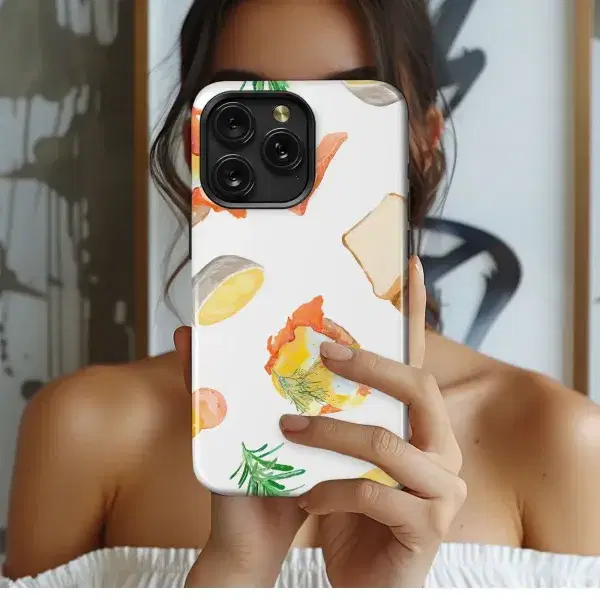 Olive Branch Pattern Phone Case iPhone Samsung Cover Pixel 5052 - Image 1