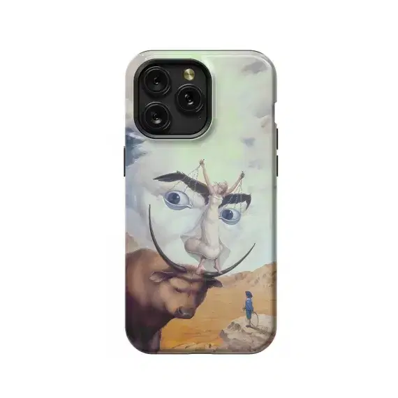Optical Illusion Salvador Phone Case iPhone Samsung Pixel & More - Image 1