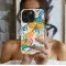 Orange Fruit Leaf Pattern Phone Case iPhone Samsung Cover Pixel 2428 - Image 2