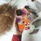 Orange Hearts & Purple Blooms
 Phone Case iPhone Samsung Cover Pixel 5789 - Image 4