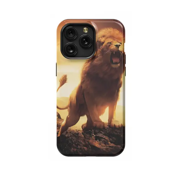 Orange Lion Bark Phone Case iPhone Samsung Pixel & More 284