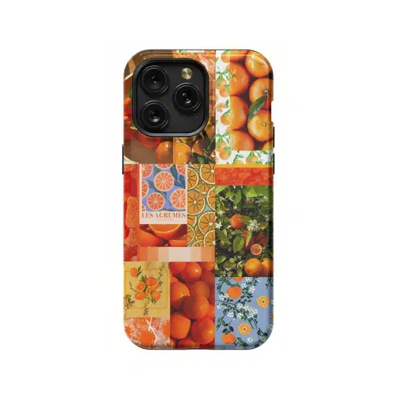 Oranges Summer Collage Phone Case iPhone Samsung Pixel & More #456 - Image 1