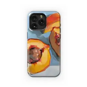 Painterly Peach Delight Phone Case iPhone Samsung Cover Pixel 4847 - Image 1