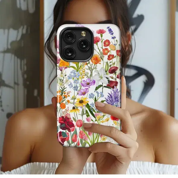 Painterly Peach Delight Phone Case iPhone Samsung Cover Pixel 4847 - Image 1