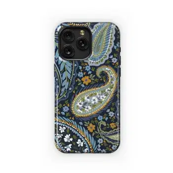 Paisley Floral Phone Case iPhone Samsung Cover Pixel 3671 - Image 1