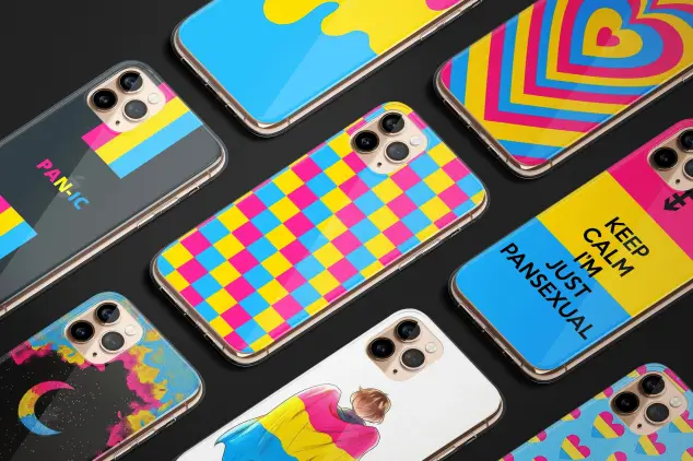 Pansexual Phone Case Lgbtq Pride Flag Pansexuality Cover