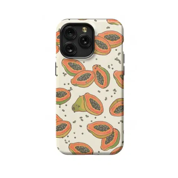 Papaya Phone Case iPhone Samsung Pixel & More 33 - Image 1