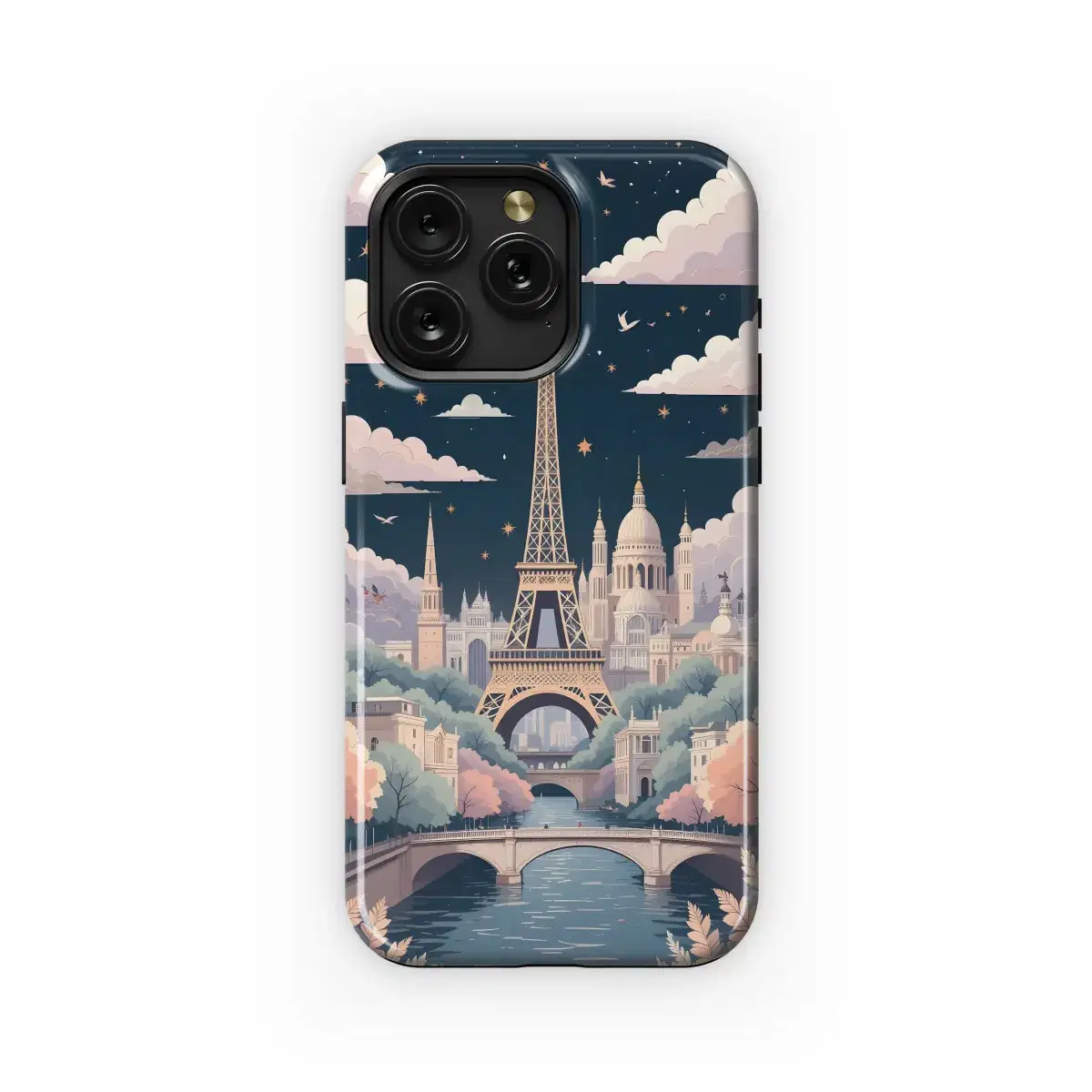 Parisian Nightscape Charm
 Phone Case iPhone Samsung Cover Pixel 5528 - Image 1