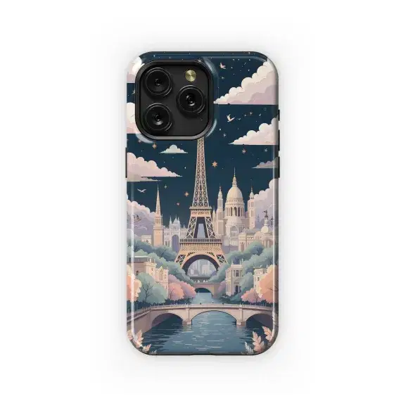 Parisian Nightscape Charm
 Phone Case iPhone Samsung Cover Pixel 5528 - Image 1