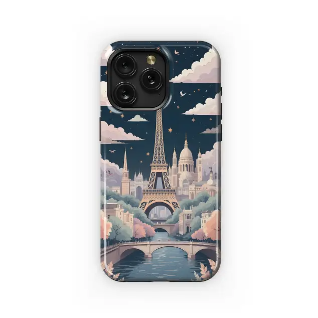 Parisian Nightscape Charm
 Phone Case iPhone Samsung Cover Pixel 5528