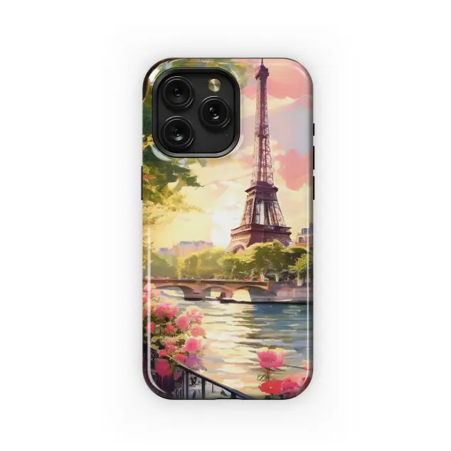 Parisian Sunset Romance
 Phone Case iPhone Samsung Cover Pixel 4112