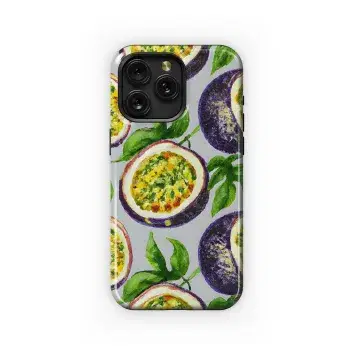 Passionfruit Watercolor Phone Case iPhone Samsung Cover Pixel 3470 - Image 1