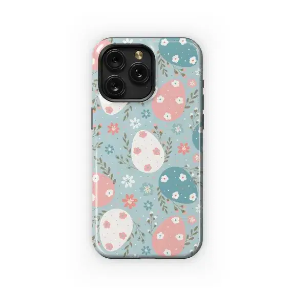 Pastel Easter Eggs & Blooms
 Phone Case iPhone Samsung Cover Pixel 4714 - Image 1