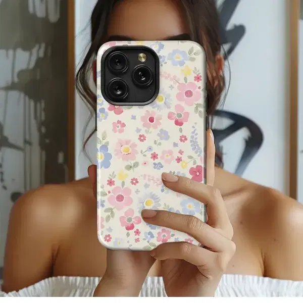 Pastel Floral Bloom
 Phone Case iPhone Samsung Cover Pixel 5698 - Image 1