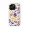 Pastel Macarons Cupcakes Lavender Pattern Phone Case iPhone Samsung Cover Pixel 5433 - Image 1