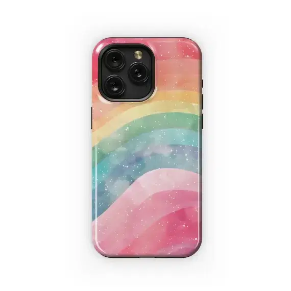 Pastel Rainbow Galaxy
 Phone Case iPhone Samsung Cover Pixel 5702 - Image 1