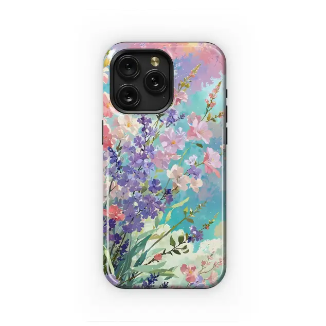 Pastel Sky Flowers
 Phone Case iPhone Samsung Cover Pixel 4143
