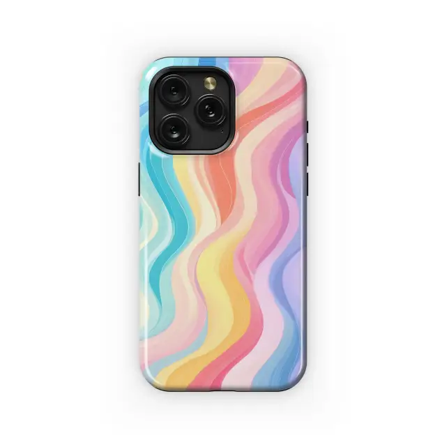 Pastel Wave Abstract
 Phone Case iPhone Samsung Cover Pixel 5697