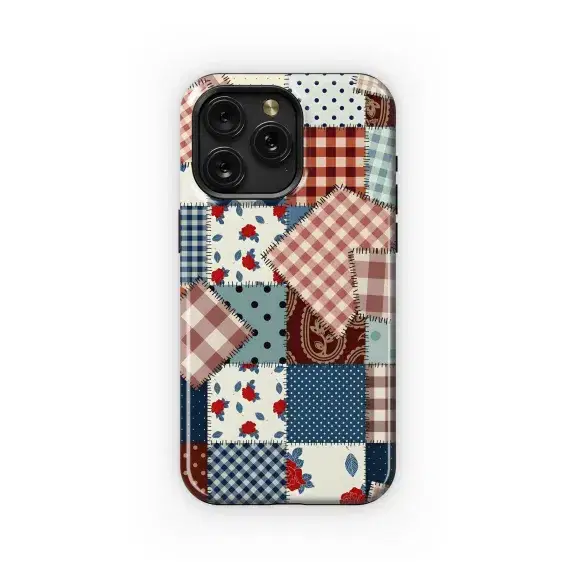 Patchwork Rustic Charm
 Phone Case iPhone Samsung Cover Pixel 5605 - Image 1