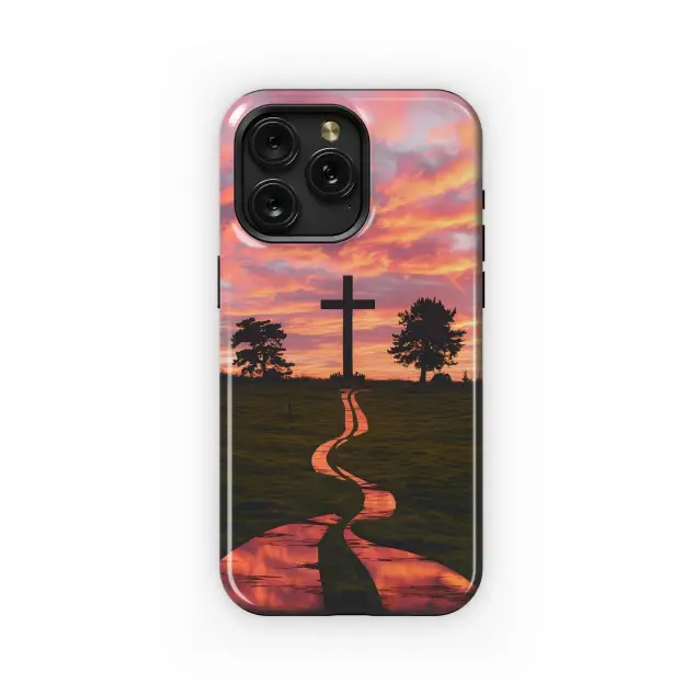 Path To Hope Sunset Scenery Phone Case iPhone Samsung Cover Pixel 5013