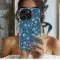 Paw Print Snowflakes Blue Pattern Phone Case iPhone Samsung Cover Pixel 2178 - Image 2