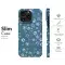 Paw Print Snowflakes Blue Pattern Phone Case iPhone Samsung Cover Pixel 2178 - Image 7