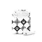Paw Print Tartan Plaid Seamless Pattern AirPods Case AirPods Pro AirPods Pro 2 AirPods 3 AirPods 2 Glossy 2182 - Image 1