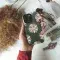Peach Rosette Green Phone Case iPhone Samsung Cover Pixel 3354 - Image 4