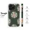 Peach Rosette Green Phone Case iPhone Samsung Cover Pixel 3354 - Image 6