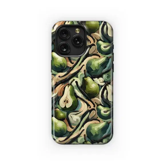 Pear, Vanilla Abstract Phone Case iPhone Samsung Cover Pixel 3440 - Image 1