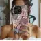 Peony Monograms Phone Case iPhone Samsung Cover Pixel 2581 - Image 2